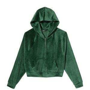 Victoria’s Secret velour crop hoodie